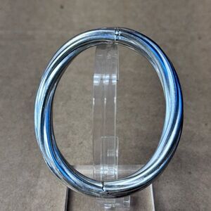 Silver Twist Bangle Bracelet Sterling 925
